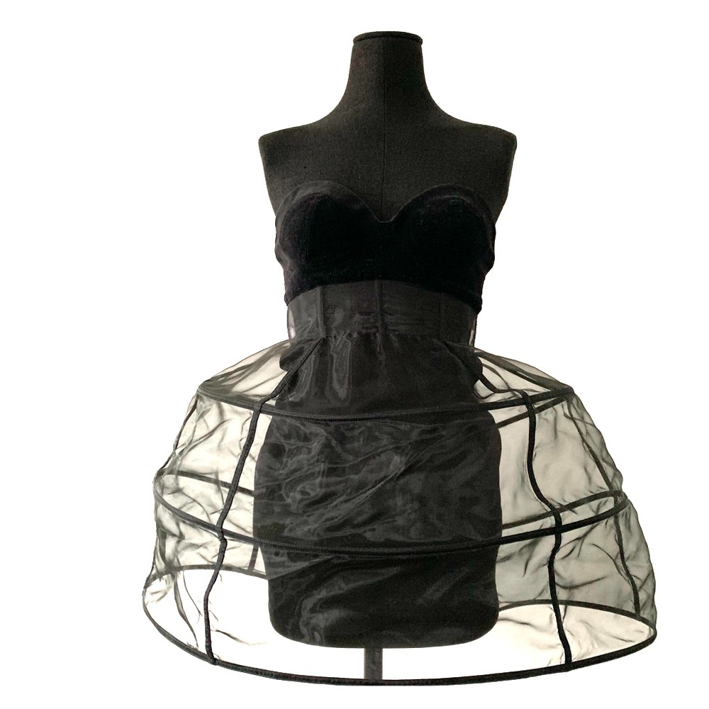 Ballerina Inspired Structured Dress